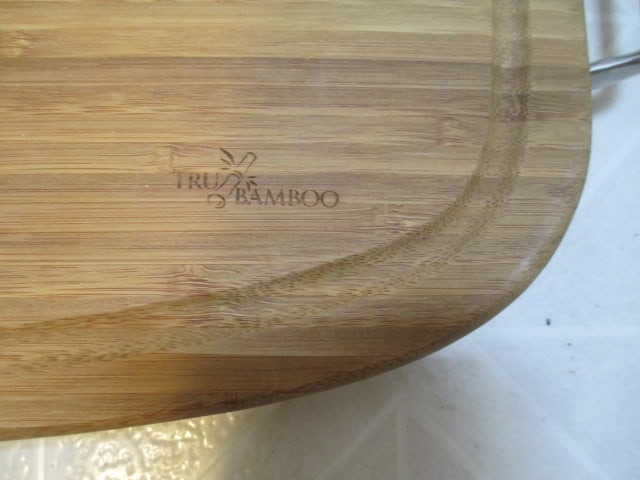 Tru Bamboo Metal Banded/Handled Cutting Board - 3
