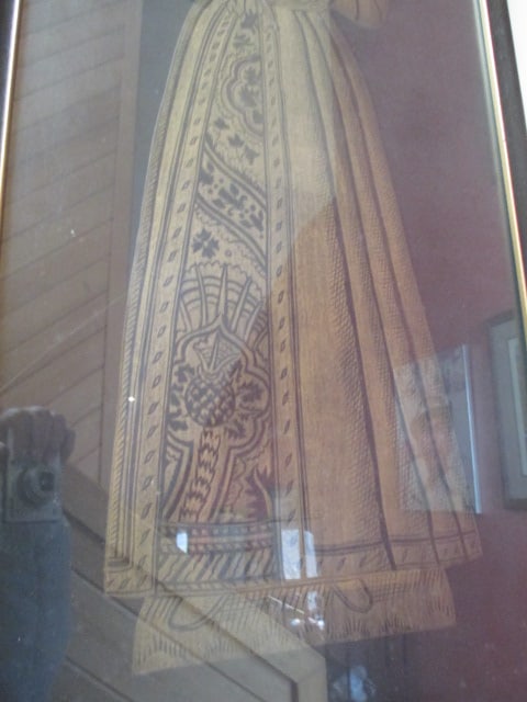 Two Framed Knight and Noblewoman Brass Rubbings - 4