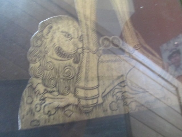 Two Framed Knight and Noblewoman Brass Rubbings - 8