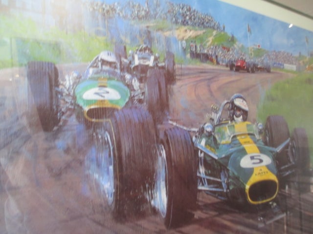 Nicholas Watts Signed "Jim Clark OBE" Lithograph - 4