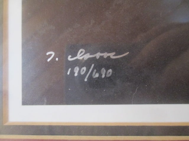 Limited Edition Terry Isaac Signed and Numbered "Cobble Hill Totem Pole in the Mist" Print - 5