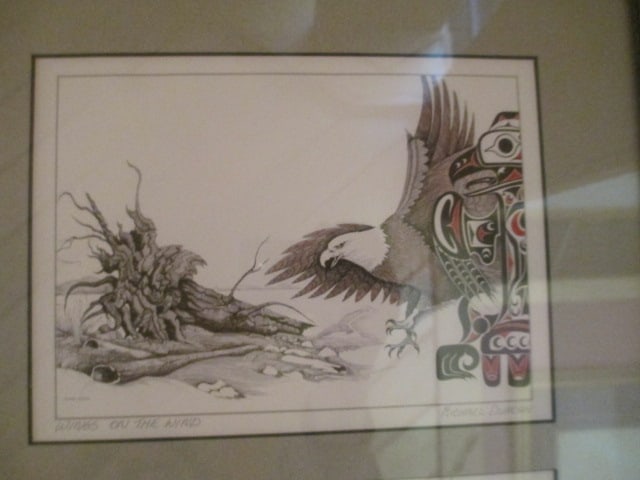 Michael Duncan Pencil Signed Framed and Matted Pen and Ink Tribal Wildlife Artwork - 2