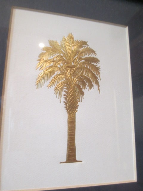 Framed and Matted "South Carolina State Seal" and "The Palmetto Tree" Historical Prints - 3