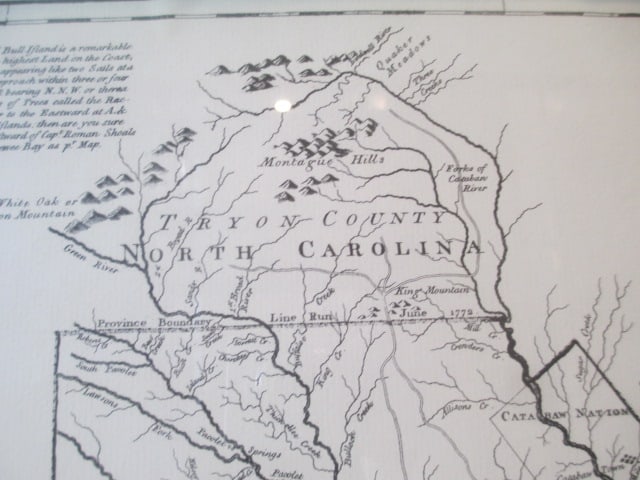 Framed Reproduction "Map of the Province of South Carolina Circa 1773" - 13