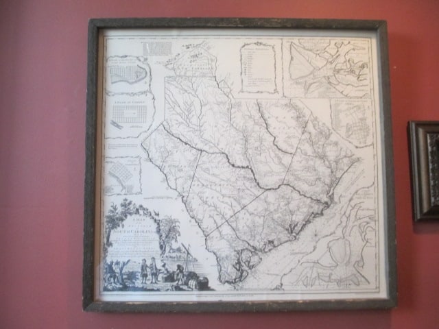 Framed Reproduction "Map of the Province of South Carolina Circa 1773" (1 of 17)