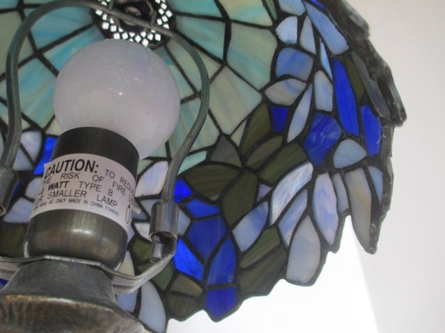 Stained Glass Style Desk Lamp - 4
