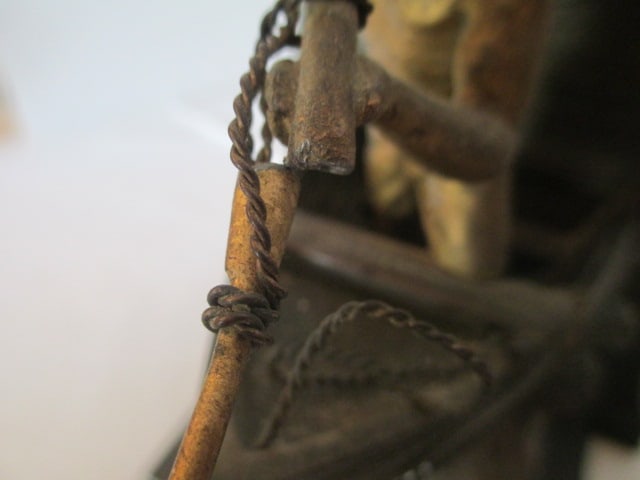 Pair of Vintage Bronze "A Dead Whale or a Stove Boat" Whaler Bookends - 5