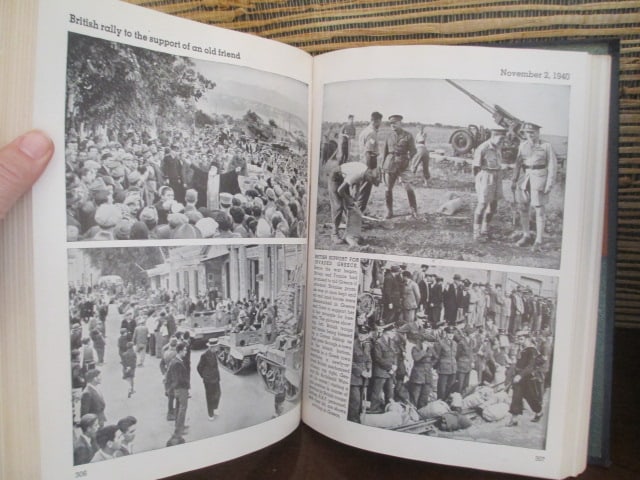 1944 "Pictorial History of the Second World War" Four Volume Leather Bound Set - 10