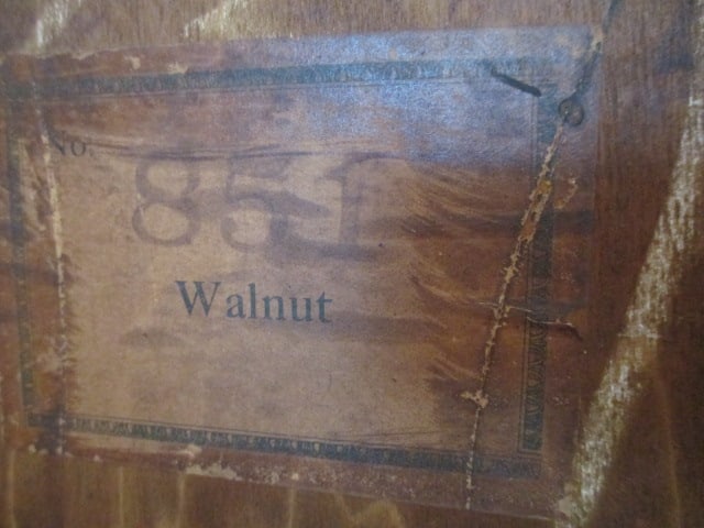 Vintage Walnut Drop Front Secretary - 11