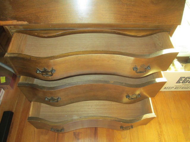 Vintage Walnut Drop Front Secretary - 6