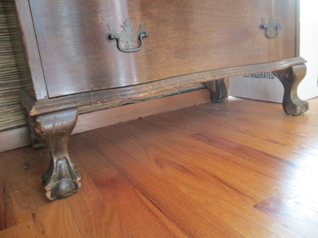 Vintage Walnut Drop Front Secretary - 9