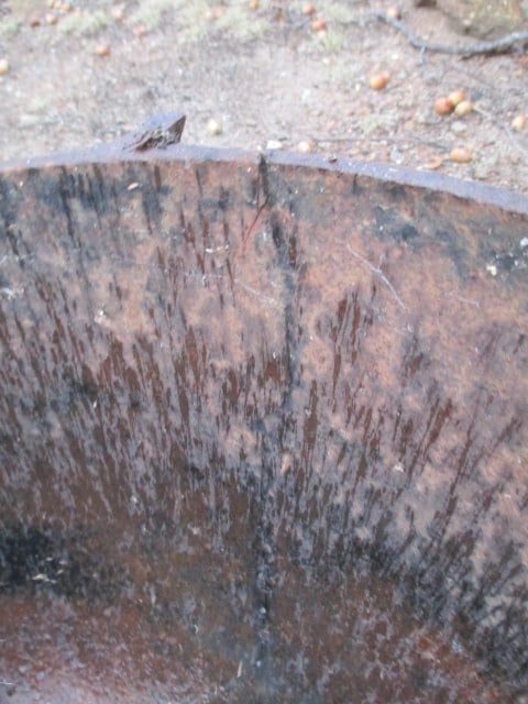 Vintage #SS 15 Cast Iron Cauldron - 6