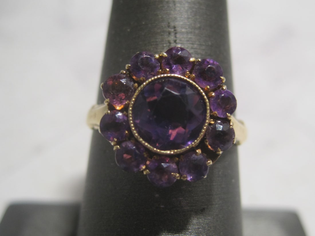 14k Gold Antique Amethyst Ring (1 of 4)