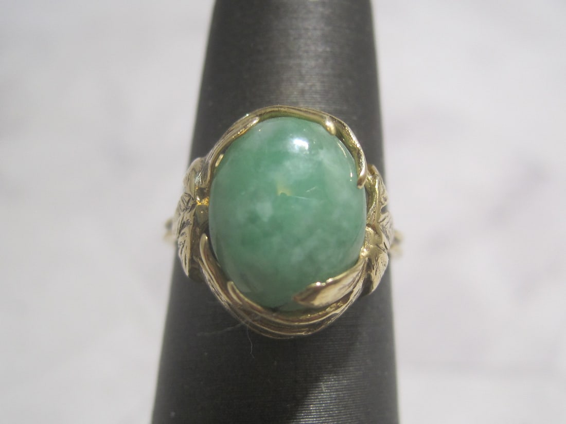 14k Gold Jade Ring (1 of 5)