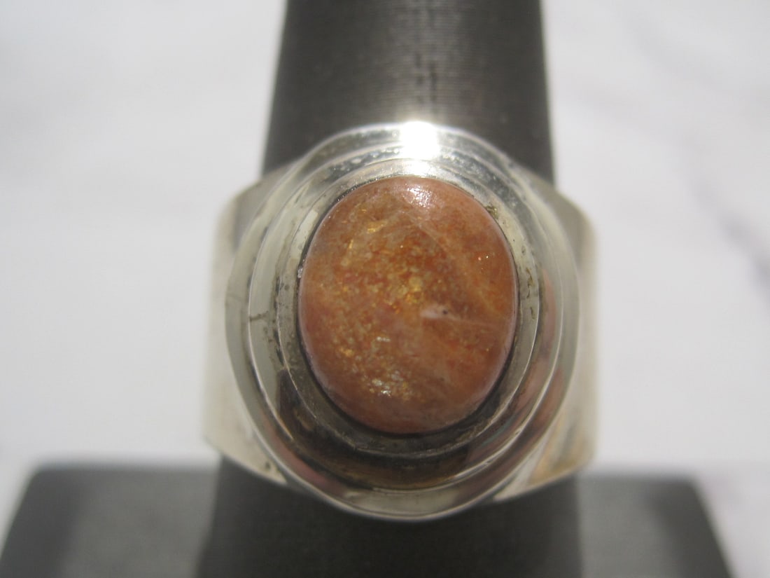 Sterling Silver Sunstone Ring (1 of 4)