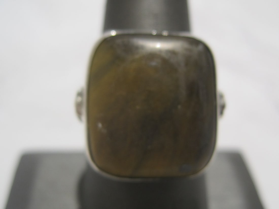 Sterling Silver Tigers Eye Ring (1 of 5)