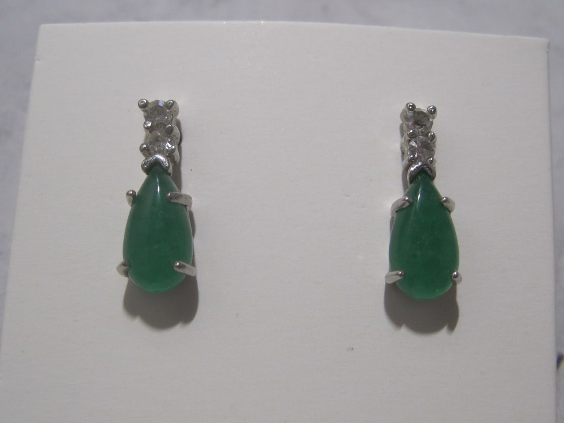 Jade Pierced Earrings (1 of 6)