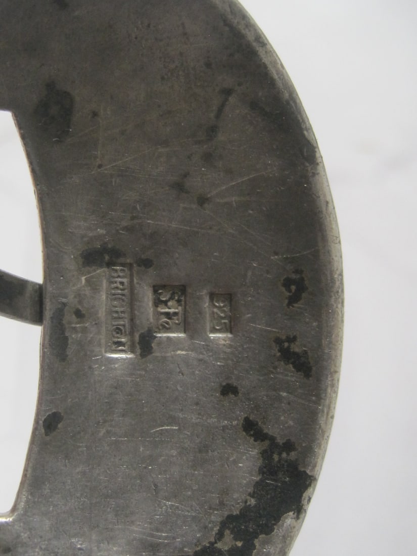 Sterling Silver Vintage Santa Fe Western Belt by Brighton - 4