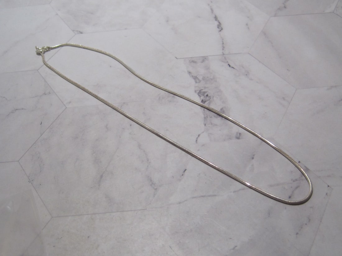 Sterling Silver "Snake Link" Chain (1 of 4)