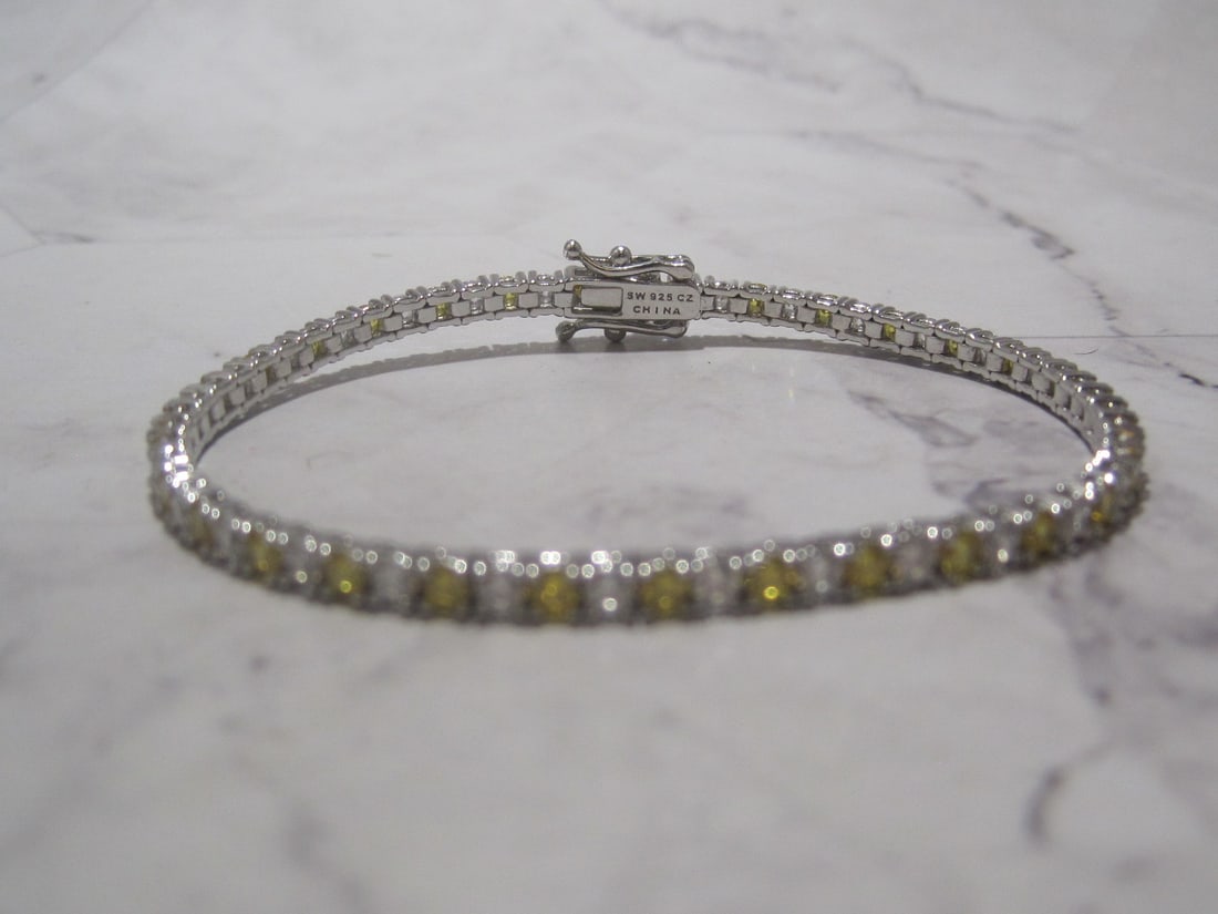 Sterling Silver Line Bracelet (1 of 4)