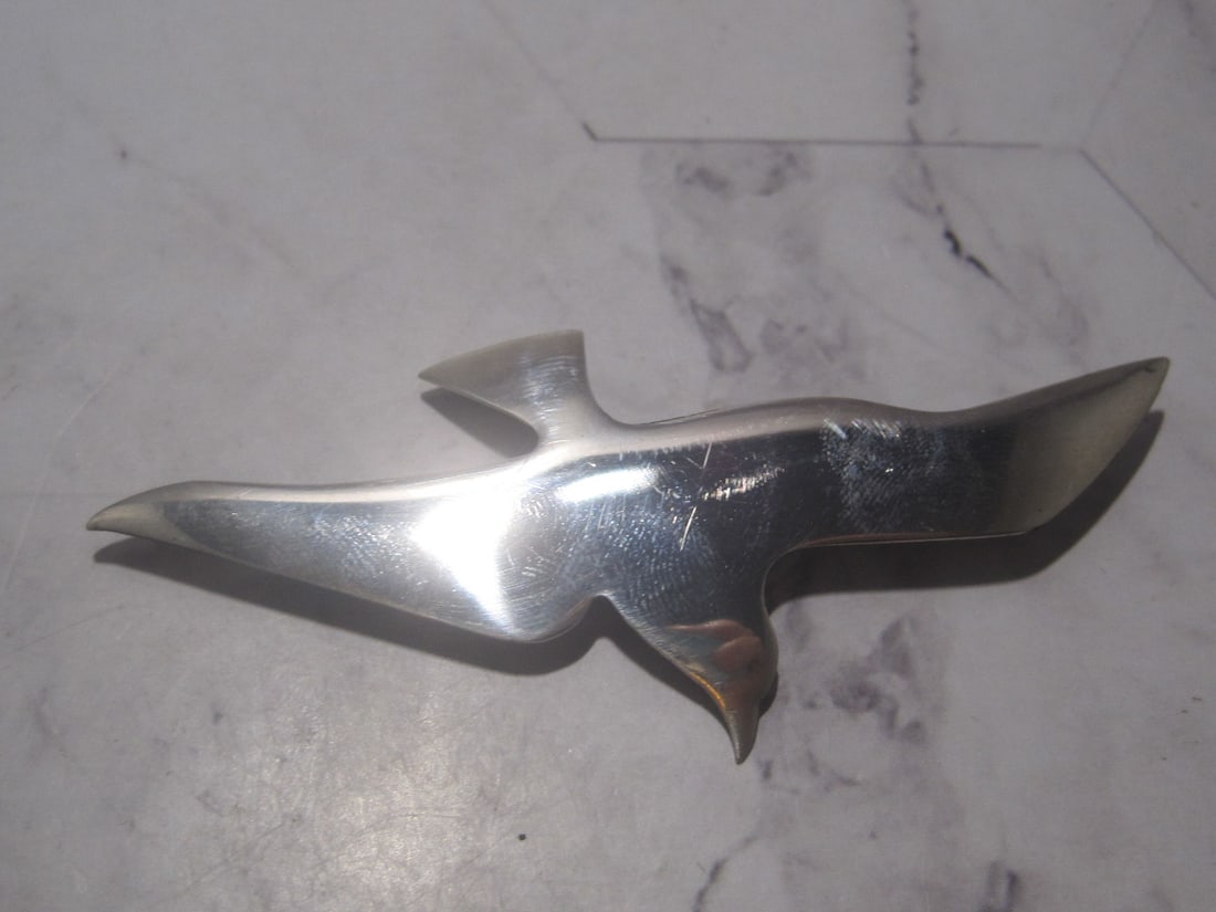 Sterling Silver Figural Bird in Flight Pin/Brooch (1 of 4)