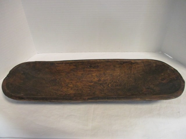 Rustic Hand Hewn Wood Trough (1 of 6)