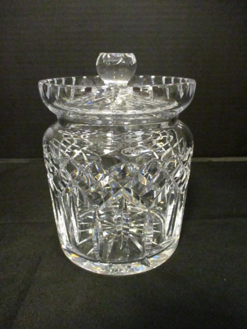 Waterford Crystal Biscuit Barrel & Lid (1 of 5)