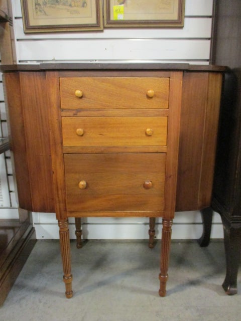 Antique Imperial Mahogany Martha Washington Cabinet (1 of 16)