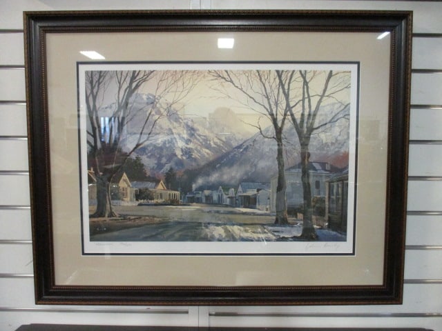 Pencil Signed Ltd. Ed. Graham Brinsley "Arrowtown" Print (1 of 5)