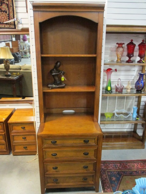 Haverty's Yorkston Lateral File w/ Bookcase Hutch (1 of 12)
