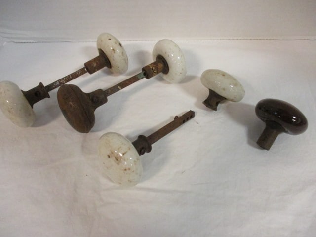 Antique Porcelain Door Knobs - 3
