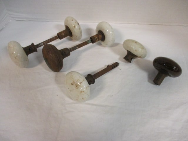 Antique Porcelain Door Knobs - 4
