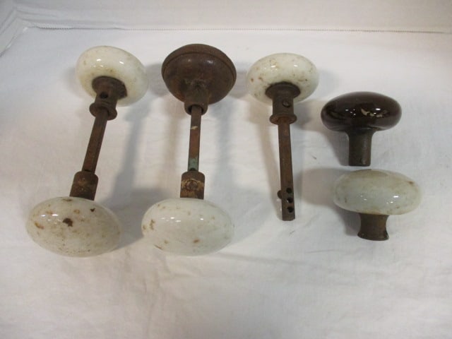 Antique Porcelain Door Knobs - 7