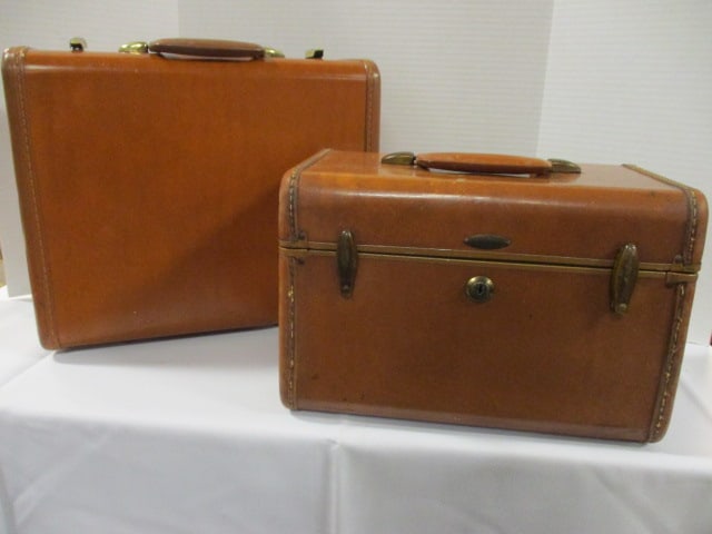 Vintage Samsonite Luggage Train Case and Over Night Bag (1 of 18)