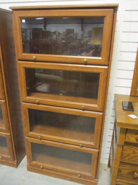 4 Tier Barrister Style Bookcase (1 of 3)