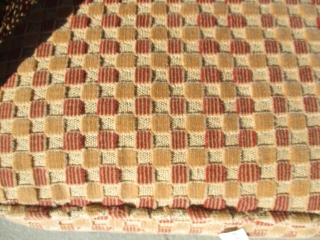 Painted Brown Woven Love Seat with Removable Cushion - 7