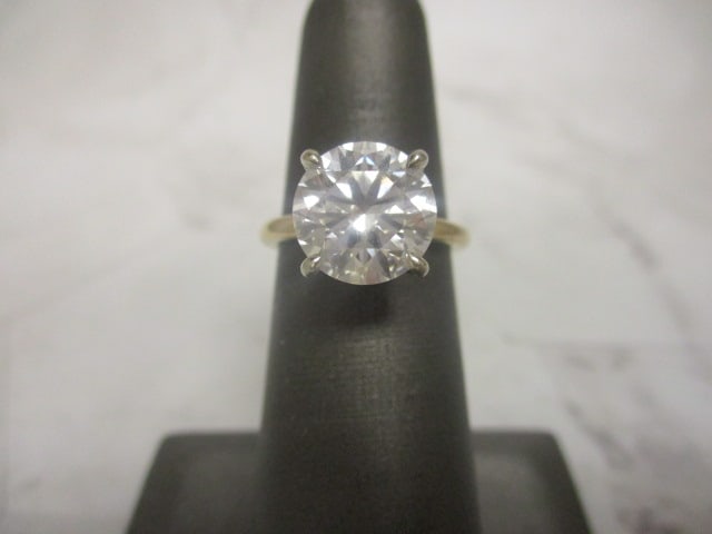 Beautiful!!! 14k Gold 3.52 Carat Lab Created Diamond Ring (1 of 1)