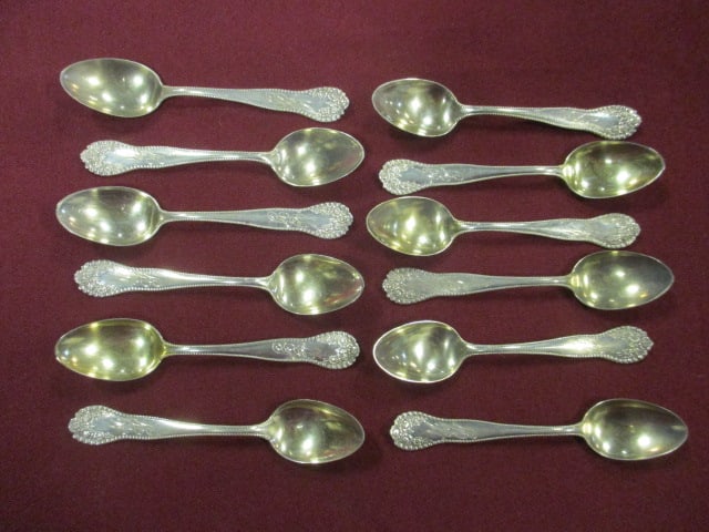Ten English Sterling Demi Tasse Spoons (1 of 5)