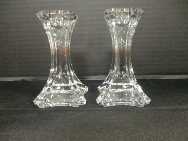 Pair of Lenox Crystal Candle Holders (1 of 8)