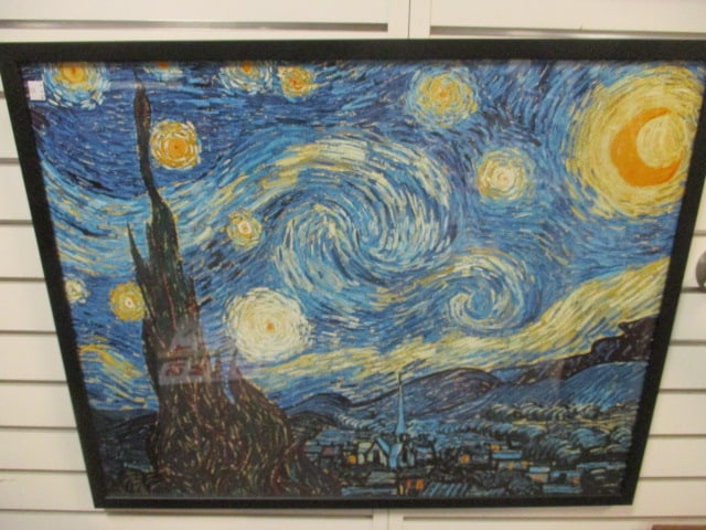 Print of Van Gogh's "Starry Night" Painting (1 of 4)