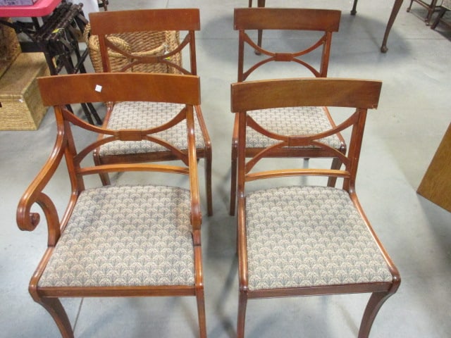 Vintage Duncan Phyfe Style Dining Chairs (1 of 11)