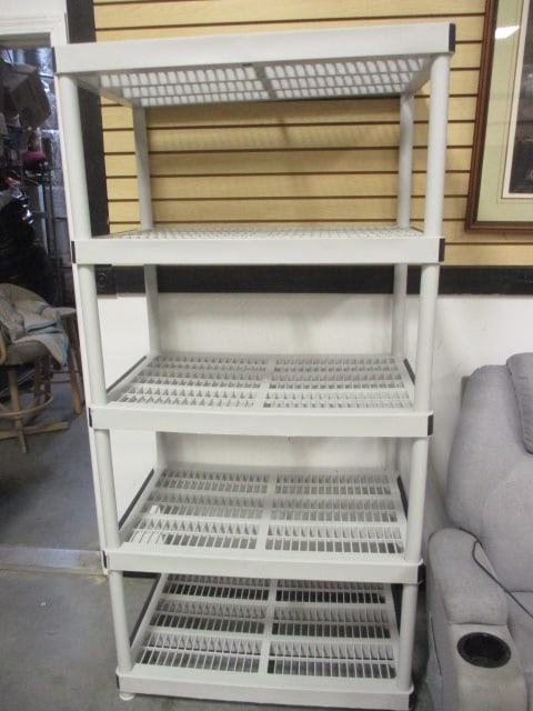 5 Tier Heavy Duty Plastic Shelf Unit (1 of 4)