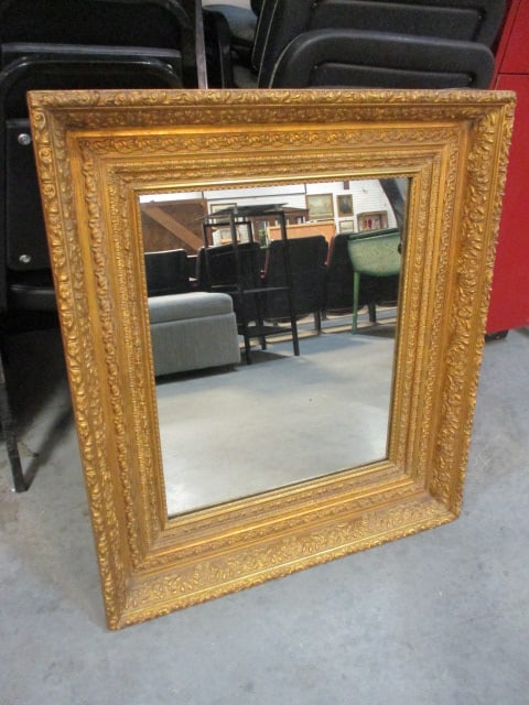 Wood Gilted Framed Mirror (1 of 4)