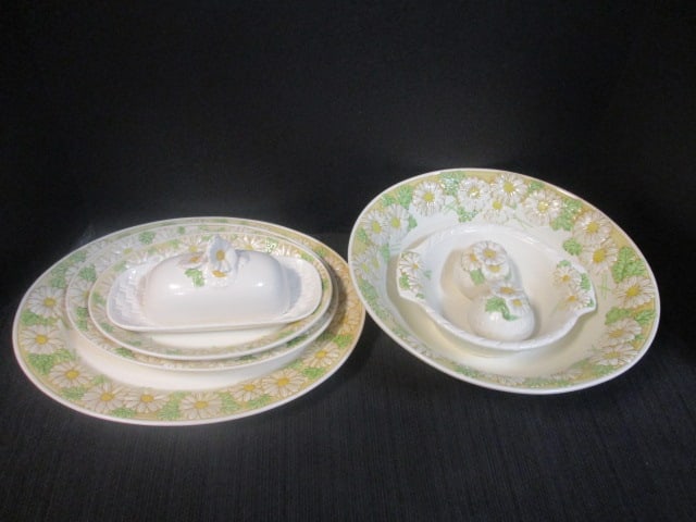 Metlox Poppy Trail Large Bowl, Platters, Butter Dish,Salt/Pepper: . 