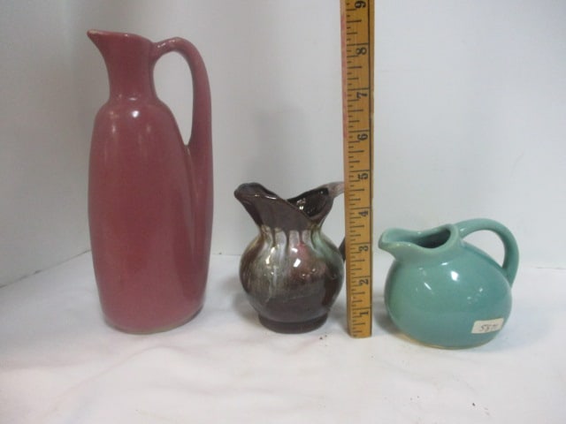 Pottery Pitchers Grouping (Lot of 3) - 7