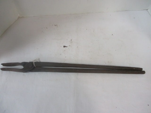 Antique Hand Forged Blacksmith Tongs (1 of 4)