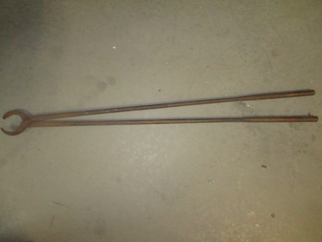 Antique Hand Forged Blacksmith Tongs (1 of 3)