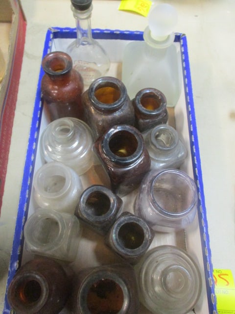 Ink Well Bottles, Perfume Bottles & RX Bottles (1 of 3)