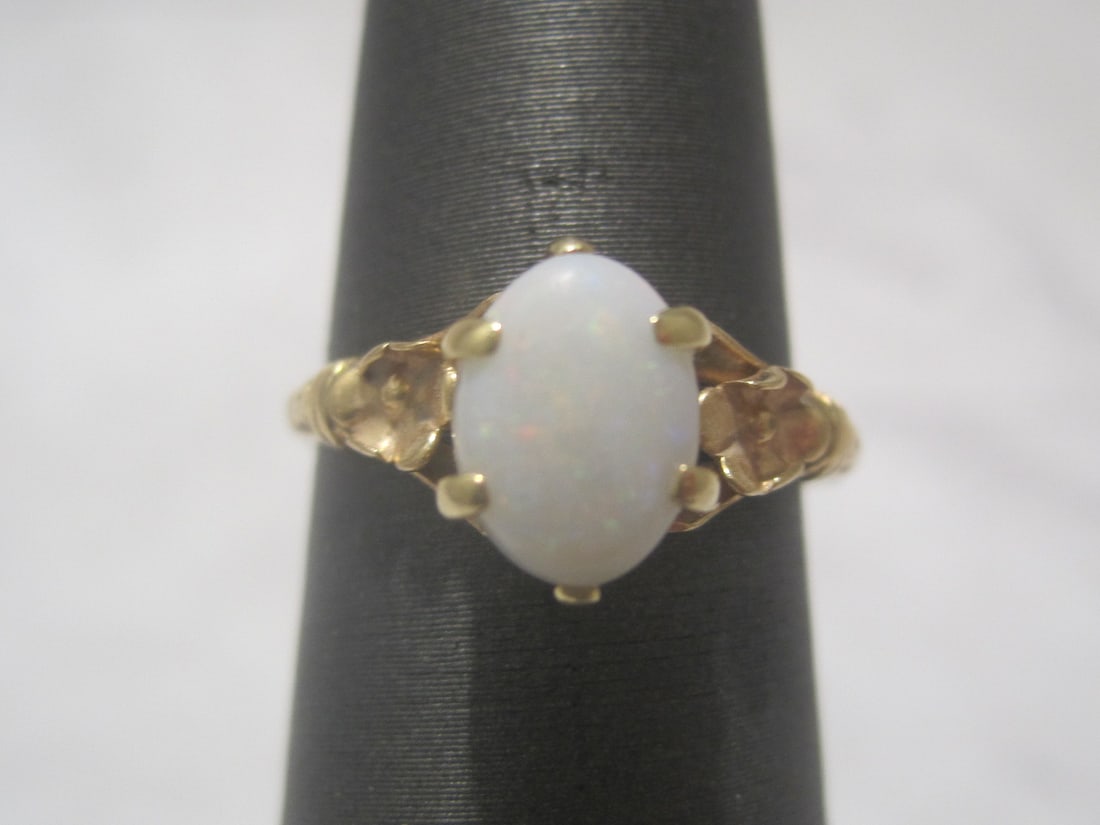 14k Gold Opal Ring - 2