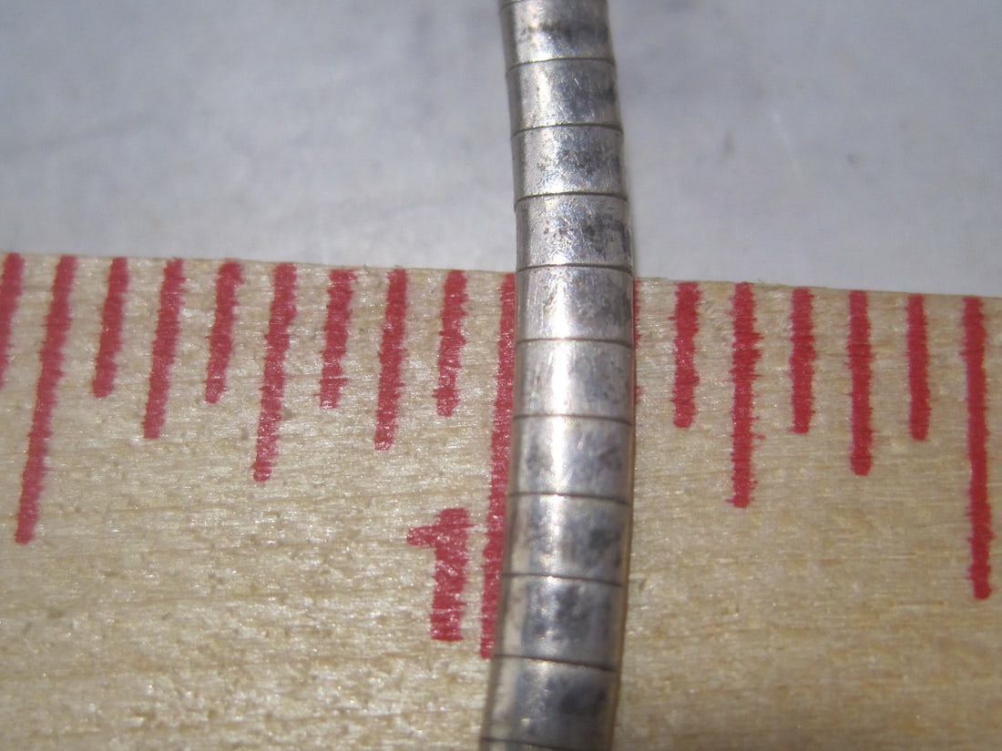 Sterling Silver Omega Necklace - 3